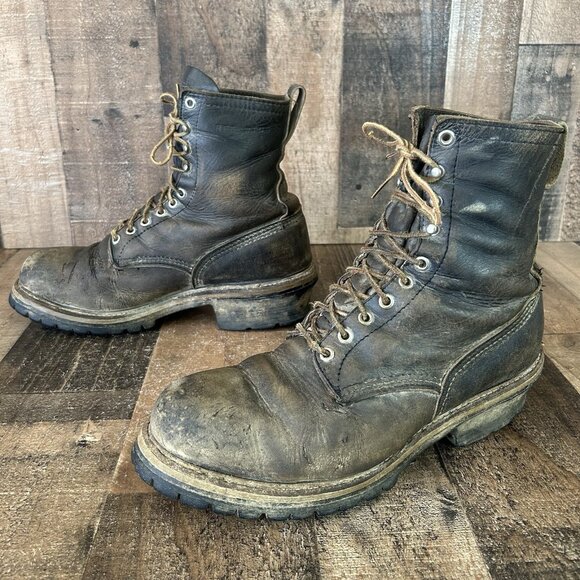 Red Wing Vintage Steel Toe Work Boots Mens 11 D - Picture 5 of 12